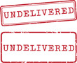 © PapaGray - Undelivered Rubber Stamp Vector Set