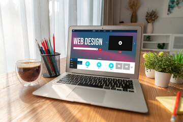 Website design software provide modish template for online retail business and e-commerce