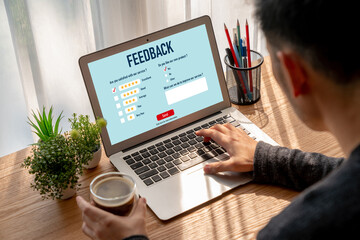 Customer feedback and review analysis by modish computer software for corporate business