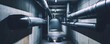 © ALEXSTUDIO - Underground industrial pipeline system running through dark tunnel