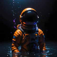 astronaut in space