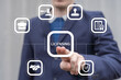 © wladimir1804 - Man using virtual touch interface presses word: LICENSING. License agreement business technology concept. Copyright protection law license property rights.