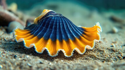 Wall Mural - sea shell on the sand