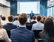 © Studio 100 - Rear view of students in audience at the conference hall, Generative Image