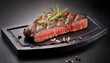 © Saddha Visual - Grilled medium rare steak Beef Wagyu