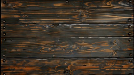 Wall Mural - Wooden planks in dark color with room for writing