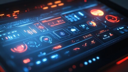 Poster - Futuristic Interface
