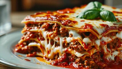 Wall Mural - Delicious Lasagna