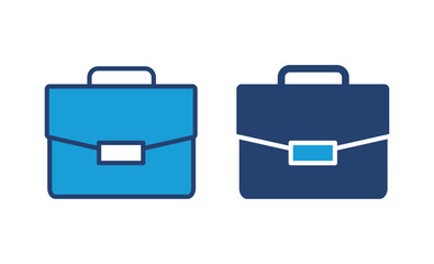 Wall Mural - Briefcase icon vector. suitcase icon. luggage symbol.