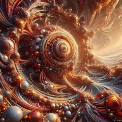 Poster - Cosmic Fractal Burst