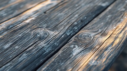 Wall Mural - Close-up of Weathered Wood Texture