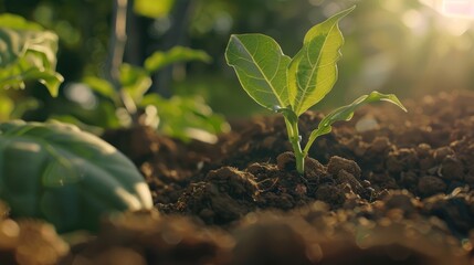 Wall Mural - New Life Emerging From the Soil