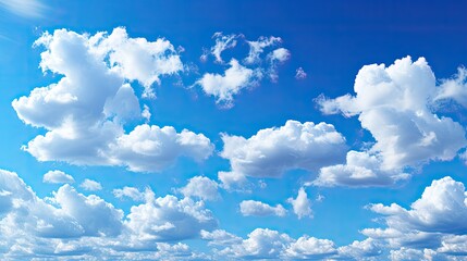 Wall Mural - blue sky and clouds  