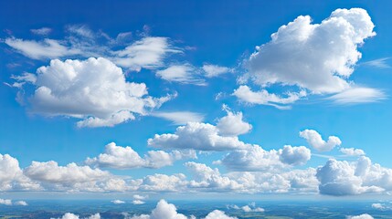 Canvas Print - blue sky and clouds 