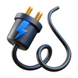© Rizki - Power plug 3D object.