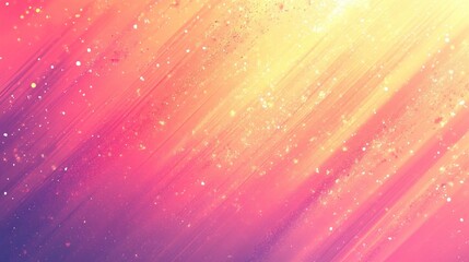Poster - Bright and energetic coral gradient background with vibrant light effects, creating a lively and fresh atmosphere.