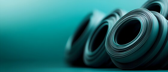 Poster - lightweight synthetic elastomers demonstrating advanced material properties and diverse application 