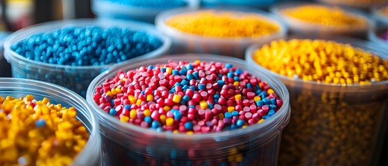Aufkleber - vibrant synthetic plastic materials highlighting precision processes and their widespread applicatio