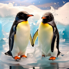 Cute Penguin generated ai.