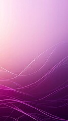 Wall Mural - soft purple gradient background with subtle wave lines, perfect for creating an elegant and modern, 