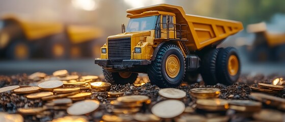 Poster - commodity price shifts and mining reflecting raw material supply and demand dynamics across global i
