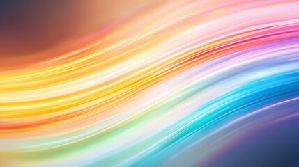 Wall Mural - Abstract Rainbow Swirl Background.