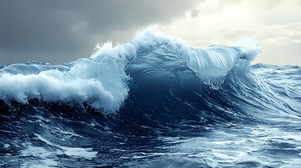 sea ​​waves with transparent background