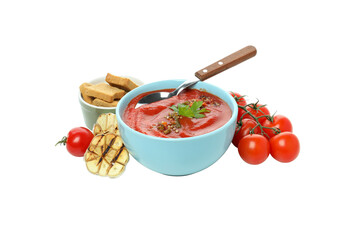 Wall Mural - PNG, Tomato soup, isolated on white background