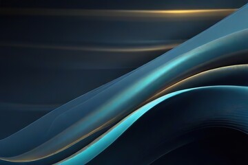 Poster - abstract blue background