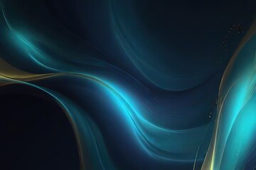 Poster - abstract blue background