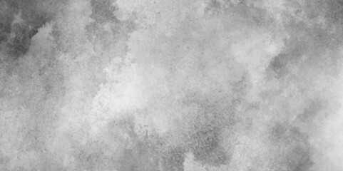 Black sky with white cloud. Vignette texture in black and white color.White watercolor background. Paint leaks and Ombre effects.vintage and gray cloud paper texture .