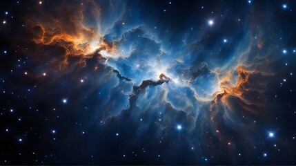 Wall Mural - photorealistic galaxy background