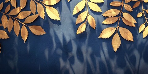 Wall Mural - autumn leaves in the wind