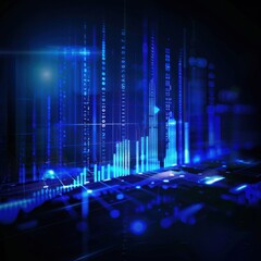 Poster - Abstract Digital Data Visualization