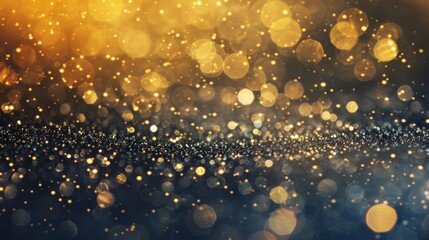 Poster - Golden Glitter Background