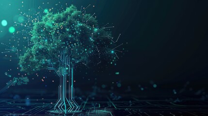 Digital Tree in Cyberspace