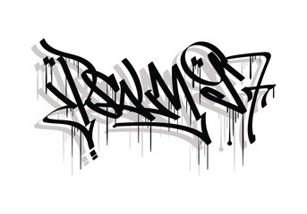 Sticker - PSALM 97 graffiti tag style design