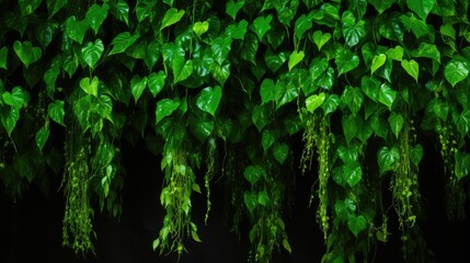 Poster - ery green background foliage