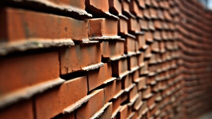 Poster - unique brick wall perspective