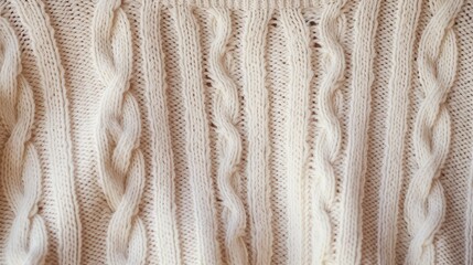 Poster - sweater cream colored texture