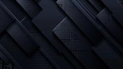 Elegant dark black abstract background for professional presentations and design projects - simple black banner ideal for modern layouts and visuals