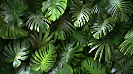  Exotic 3D Tropical Leaves - Lush and Vibrant Green Foliage in Ultra High Definition
