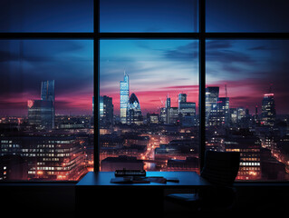 Wall Mural - Awesome Tall building with glass walls