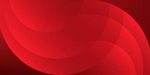 Wall Mural - circular red abstract background with dynamic shapes composition. modern element colorful gradient b