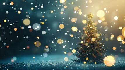 christmas tree on bokeh background, merry christmas, christmas background