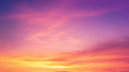 Wall Mural - Colorful Sunset Sky