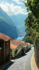 Poster - View Of The Small Village Of Canical, Near Ponta De Sao Lourenco. Madeira Island, Portugal