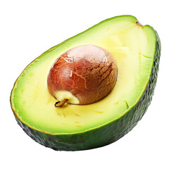 Wall Mural - Avocado isolated on a transparent background