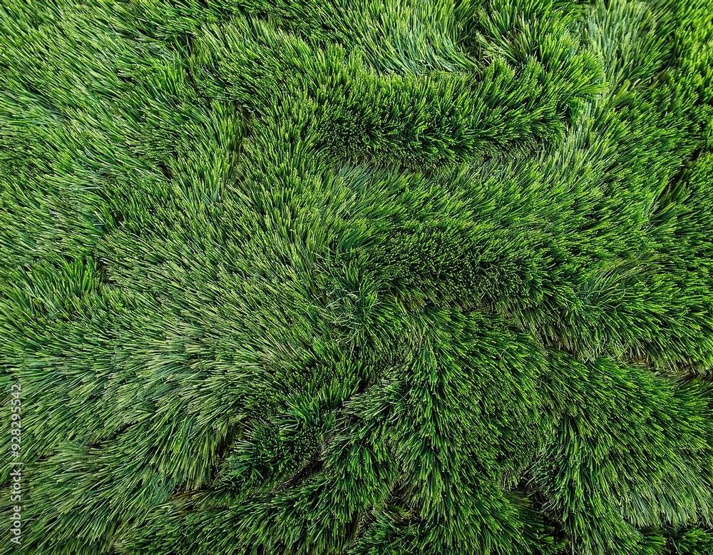 Artificial Green grass texture seamless background, top view Stock ...