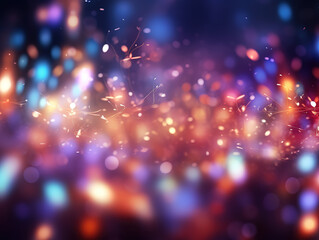 Wall Mural - Attractive Bright light specks near candles